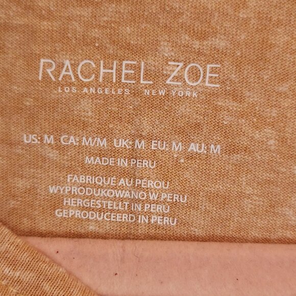 Lot of 2 Rachel Zoe NWT Cut Out Crewneck Short Sleeve Tee Shirts Size M - Picture 9 of 11